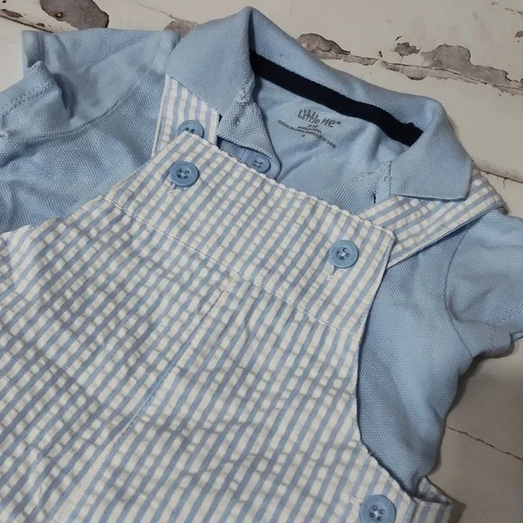 Little me sailor romper set size 9m - Picture 3 of 5